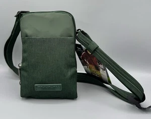 TRAVELON Anti-Theft Metro Stadium Crossbody Pouch, Forest Heather - Picture 1 of 3