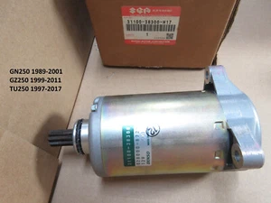Suzuki GN250 GZ250 TU250 Starter Motor NOS Starting Motor Unit 31100-38300-H17 - Picture 1 of 9