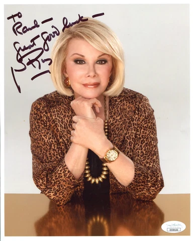Joan Rivers Autographed 8x10 Photo (JSA) Cover