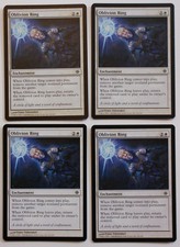 Oblivion Ring, NM English x 4 Shards of Alara mtg Low International Shipping