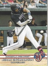 2022 Choice Jacksonville Jumbo Shrimp #11 Jerar Encarnacion Florida Marlins