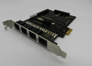 Digium Wildcard Asterisk Quad T1 E1 PCI Express TE420 - Bild 1 von 5