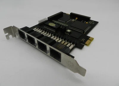 Digium Wildcard Asterisk Quad T1 E1 PCI Express TE420 - Image 1 of 4