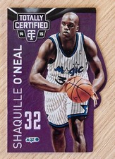2014-15 Panini Totally Certified Shaquille O'neal Platinum Mirror Purple 04/25 !