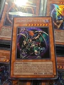 YuGiOh Chaos Emperor Dragon - Envoy Of The End IOC-000 1st Edition Secret Rare - Picture 1 of 4