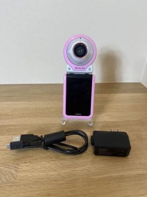 Casio EXILIM  EX-FR100L compact digital camera pink English language Working JP - Image 1 of 4