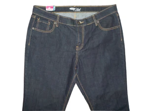 NWT Old Navy Flirt Jeans Bootcut Stretchy Plain Pocket Dark Blue Womens 16 x 32 - Picture 1 of 5