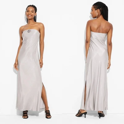 XXS - Womens Rosette Tube Maxi Bodycon Dress - Wild Fable - Gray - Image 1 of 4