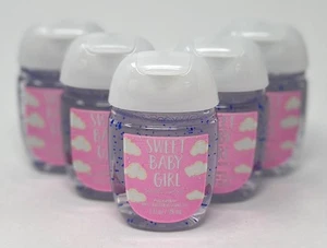 5 BATH & BODY WORKS SWEET BABY MÄDCHEN POCKETBAC ANTIBAKTERIELLES HANDGEL DESINFEKTIONSMITTEL - Bild 1 von 4