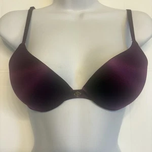 Victoria’s Secret So Obsessed Smooth Push Up Bra Size 32A Purple Adds 1 1/2 Cups - Picture 1 of 10