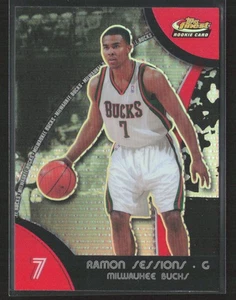 Ramon Sessions 2007-08 Finest #52 Refractors Milwaukee Bucks - Picture 1 of 2