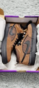 Size 9.5 Men's Nike SB React Leo Cacao Wow Black Earth Gum Dark Brown DX4361-200 - Imagen 1 de 10