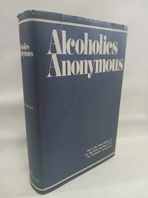 Alcoholics Anonymous AA The Big Book 3rd Edition 2000 Recovery Text Hardcover DJ — 第 1/4 张图片