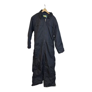 Carhartt Men's Insulated Coveralls Black Sz Lg - Picture 1 of 6