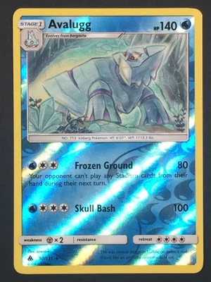 Pokemon TCG Avalugg Rare SM - Forbidden Light 30/131 LP - Image 1 of 2