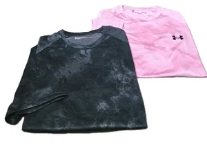 (2) Neu! UNDER ARMOUR - Pink/Black Poly, Herren SS, Athletic Fitness T.Shirts (L) - Bild 1 von 8