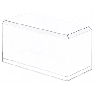 Pioneer Plastics Clear Beveled Edge Case, 4.375" x 4.125" x 9" (8 inch dolls) - Picture 1 of 3