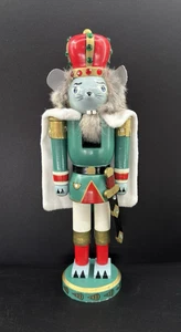 Classic Christmas Nutcracker Suite Wood Mouse King With Sword 14'' - Picture 1 of 12