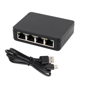 1 to 4 Ways 1000Mbps RJ45 Cable LAN Ethernet Splitter Adapter Accessories - Photo 1/18