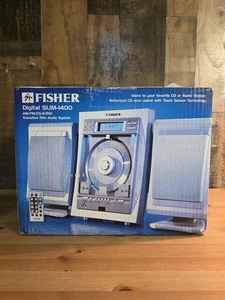Fisher SLIM-1400 Vertical CD Audio System w/ Digital AM/FM Stereo CD Player NEW - Picture 1 of 6