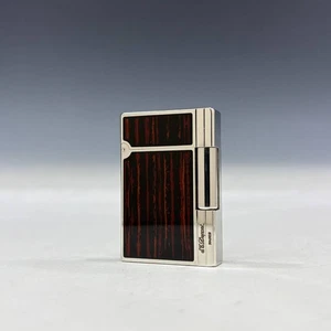 Guter Zustand Dupont S.T. Dupont Authentic Feuerzeug Gatsby W Brenner braun x silber - Bild 1 von 8