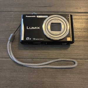 Panasonic LUMIX DMC-FH24 16MP fotocamera digitale 8X zoom ottico con batteria testata - Foto 1 di 7