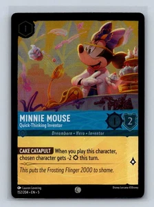 Minnie Mouse - Quick-Thinking Inventor Common Shimmering Skies 152/204 Disney Lo - Picture 1 of 2