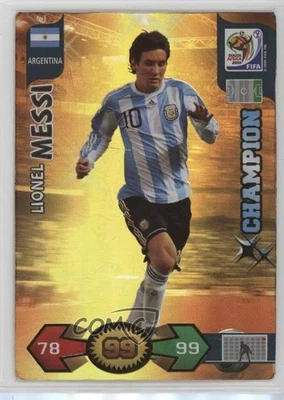 2010 Panini Adrenalyn XL FIFA World Cup South Africa Champions Lionel Messi - Image 1 of 2
