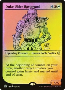 Duke Ulder Ravengard FOIL SHOWCASE - 420 - Rare - Commander Legends CLB MTG - Picture 1 of 1