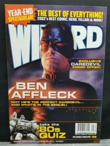 Cubierta de Daredevil Ben Affleck de la revista Wizard enero de 2003 - Imagen 1 de 4