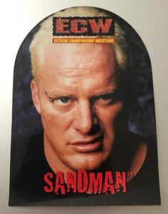 Vintage ECW The Sandman Sticker Extreme Championship Wrestling 1990s WWE Scarce - Picture 1 of 1