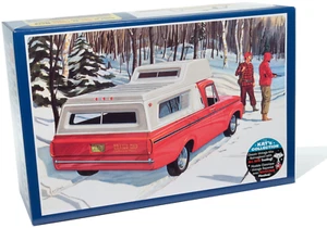 AMT 1963 Ford F-100 Camper Pickup Truck 3-In-1 1:25 Plastic Model Car Kit 1412 - Picture 1 of 4