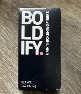 BOLDIFY Hair Fibers - .98 oz / 28 g Black Thickening Fibers NEW - Picture 1 of 2
