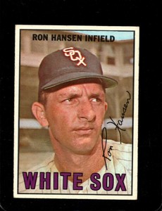 1967 TOPPS #9 RON HANSEN VGEX WHITE SOX NICELY CENTERED *X58963