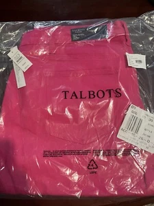 Talbots Petite Plus Flawless Slim Ankle Pant Tropical Punch 18WP - Picture 1 of 4