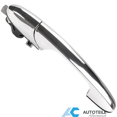 Door handle exterior door handle handle front right for Fiat 500 500c from 2007 chrome - Image 1 of 4