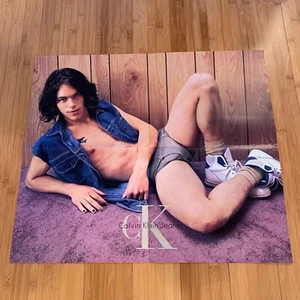 Original RARE Controversial 1995 CALVIN KLEIN Jeans Foldout AD Poster 23x20in - Picture 1 of 4