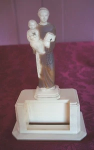 Vintage. FRANZISKANISCHE MISSIONAR UNION NYC PLASTIKSTATUE - Bild 1 von 3