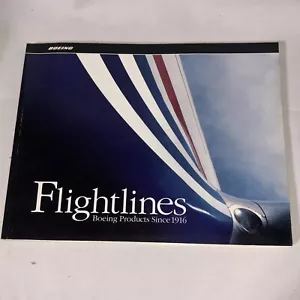 Airplane Soft Bound Book: Boeing FLIGHTLINES Boeing Products Since 1916 - Picture 1 of 12