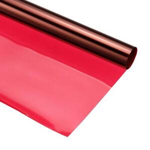 Gel Color Filter Paper Polyester Film 40x50cm Dark Red for Photo Studio, 4Pcs