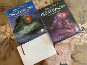 Call of Cthulhu CoC RPG HORROR en el ORIENT EXPRESS vol 1 2 Chaosium HC con mapa - Imagen 1 de 5