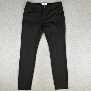 Country Road CR Denim Jeans Women's Size 14 Black Mid RIse Stretch - Picture 1 of 10