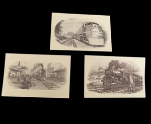 3 postales de tren Santa Fe Steam Engine postal envío gratuito A19 - Imagen 1 de 2
