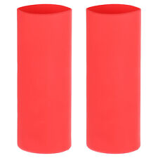 2Pcs Silicone Sublimation Tumblers Sleeve for 30Oz Sublimation Cup Red