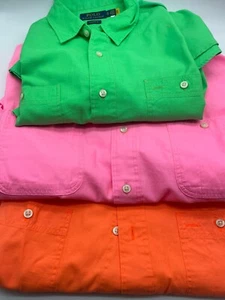 Nueva con etiquetas Camisa Para Hombre Ralph Lauren Botones Calce Clásico M L XL XXL 0025 - Imagen 1 de 4