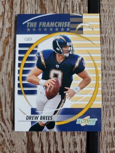 2003 Score Drew Brees The Franchise      SEE PICS                       D3
