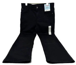 Cat & Jack Boys Straight Pants Stretch Size 12 Color Black-Adjustable waist - Picture 1 of 6
