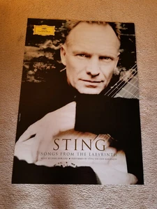 Sting Songs From The Labyrinth Store Promo Poster 23.25" x 33" - R1216 - Picture 1 of 2