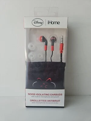Disney iHome Minnie Mouse Noise-Isolating Earbuds, NEW! - Image 1 of 3