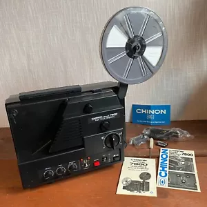 Chinon 7800 Twin Track Magnetic 8mm Projector Open Box Working - Picture 1 of 14